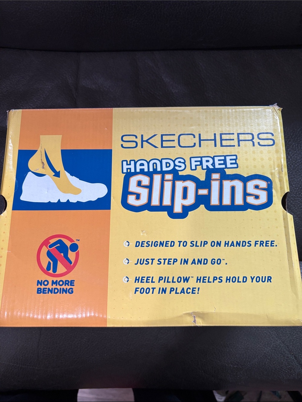 Sketchers hands free slip ins pink and white sneakers - Picture 6 of 6